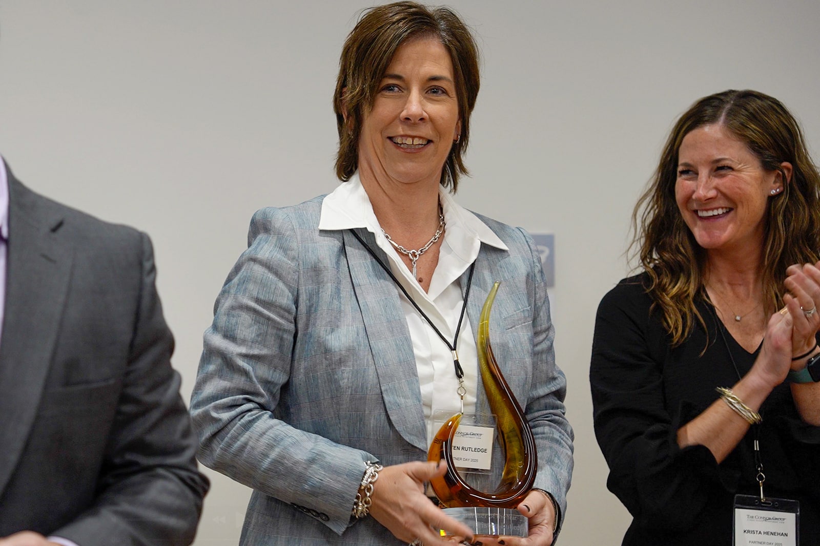 Kristen wins partner of the year.